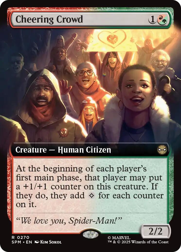 Cheering Crowd (Extended Art) (270) (SPM)