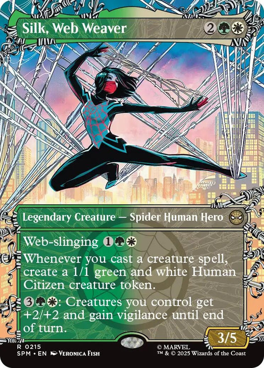 Silk, Web Weaver (Borderless) (215) (Marvel's Spider-Man) (SPM)