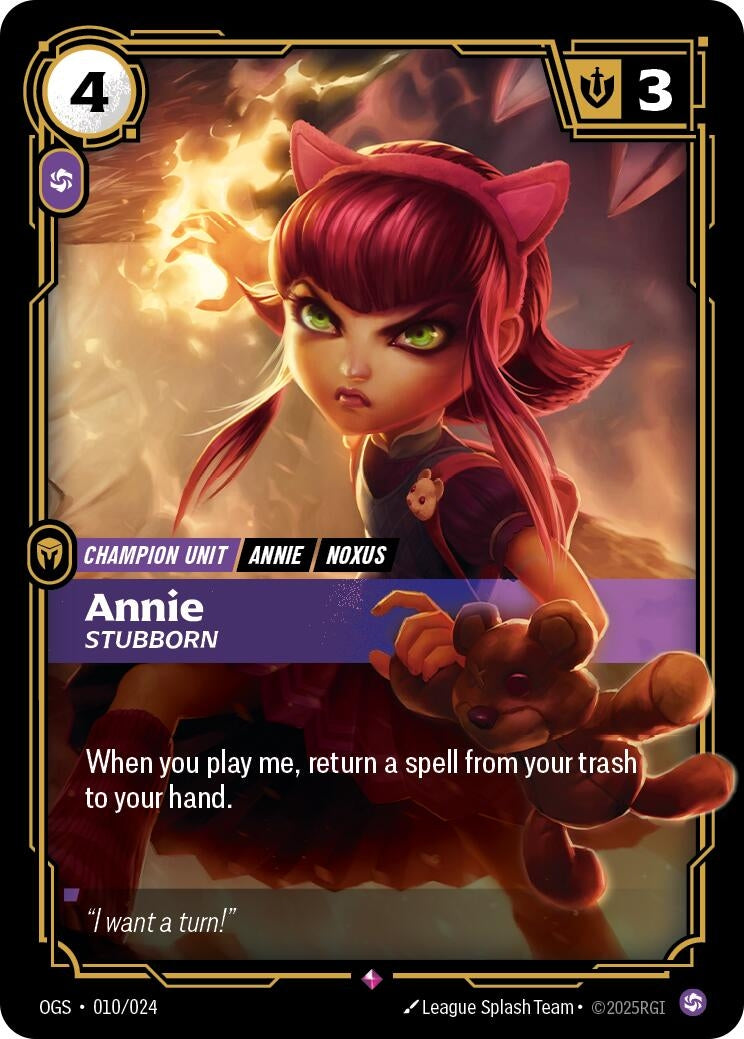 Annie - Stubborn (010/024) (OGS)