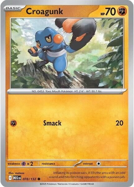 Croagunk (078/132) (ME01: Mega Evolution) (MEG)