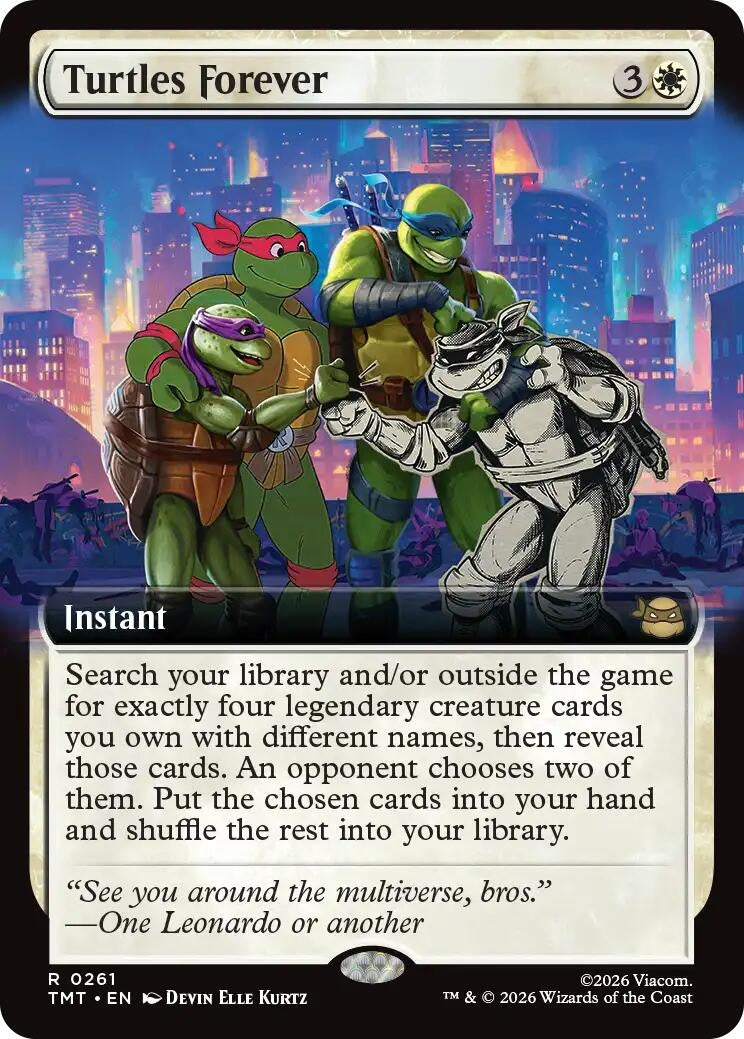 Turtles Forever (Extended Art) (261) (TMT)