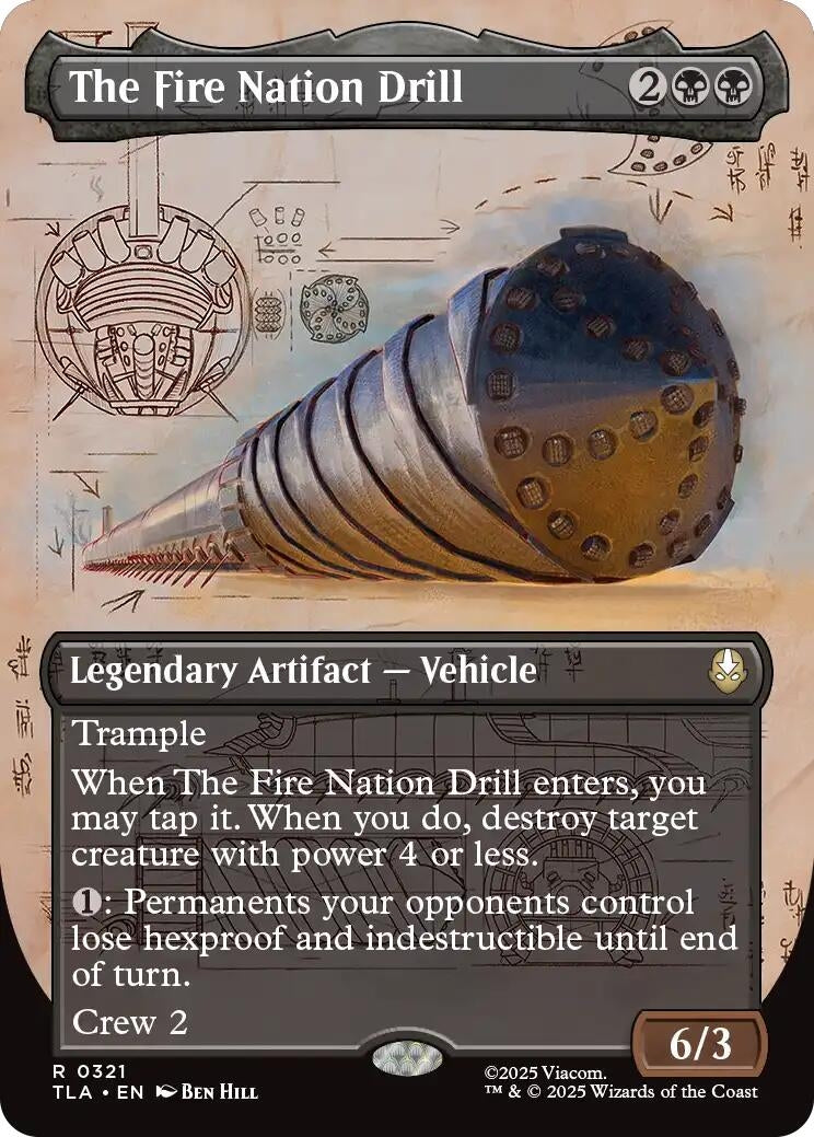 The Fire Nation Drill (Borderless) (321) (TLA)