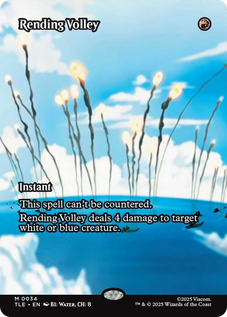 Rending Volley (Borderless) (34) (TLE)