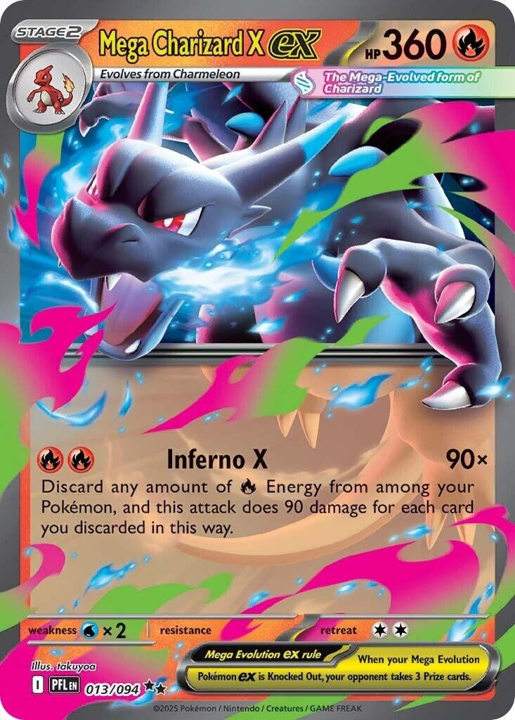 Mega Charizard X ex (013/094) (PFL)