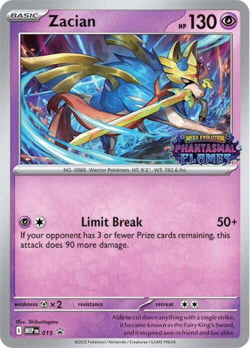 Zacian (Prerelease) (015) (MEP)