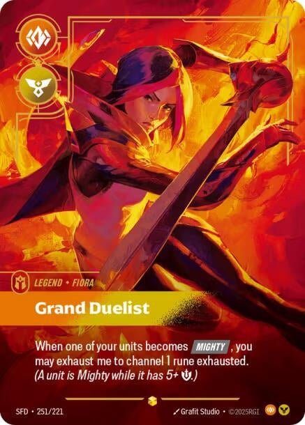Fiora, Grand Duelist (Overnumbered) (251/221) (SFD)