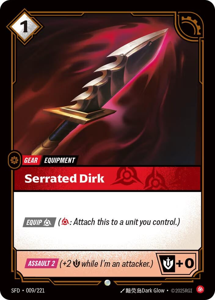 Serrated Dirk (009/221) (SPF)