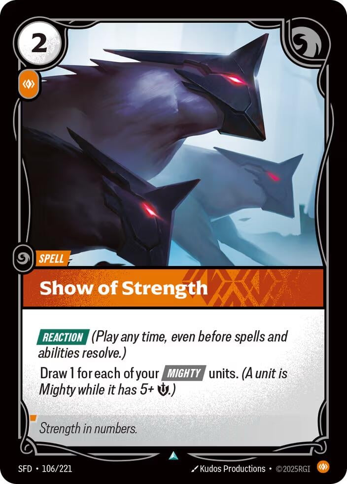 Show of Strength (106/221) (SFD)
