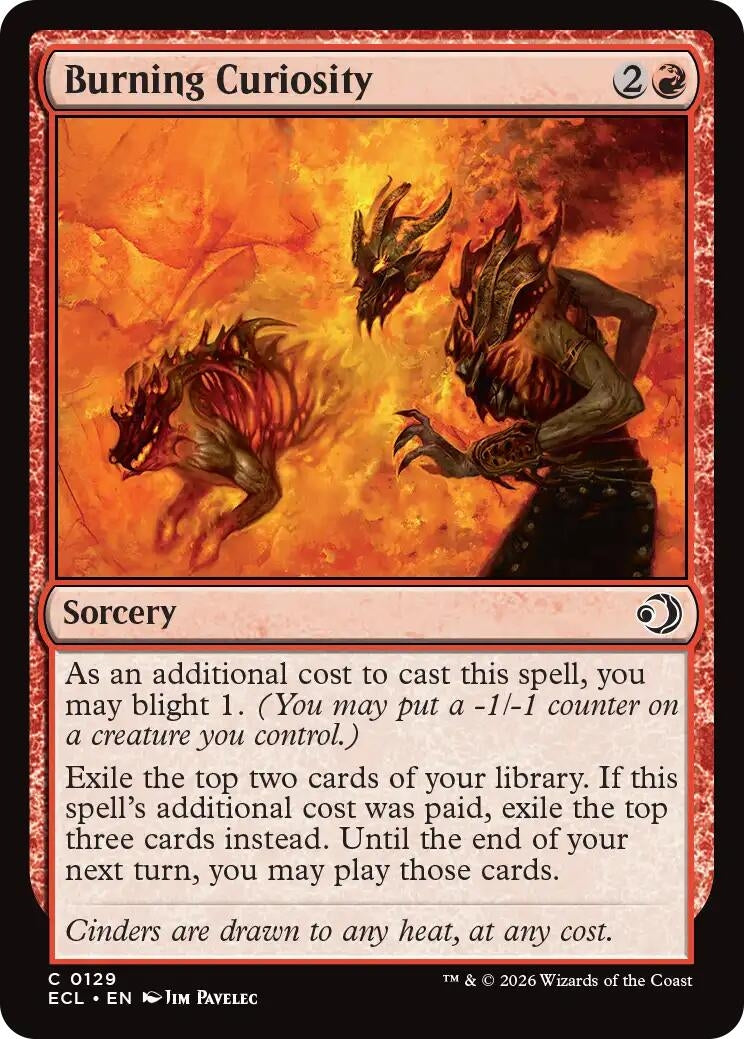 Burning Curiosity (129) (ECL)