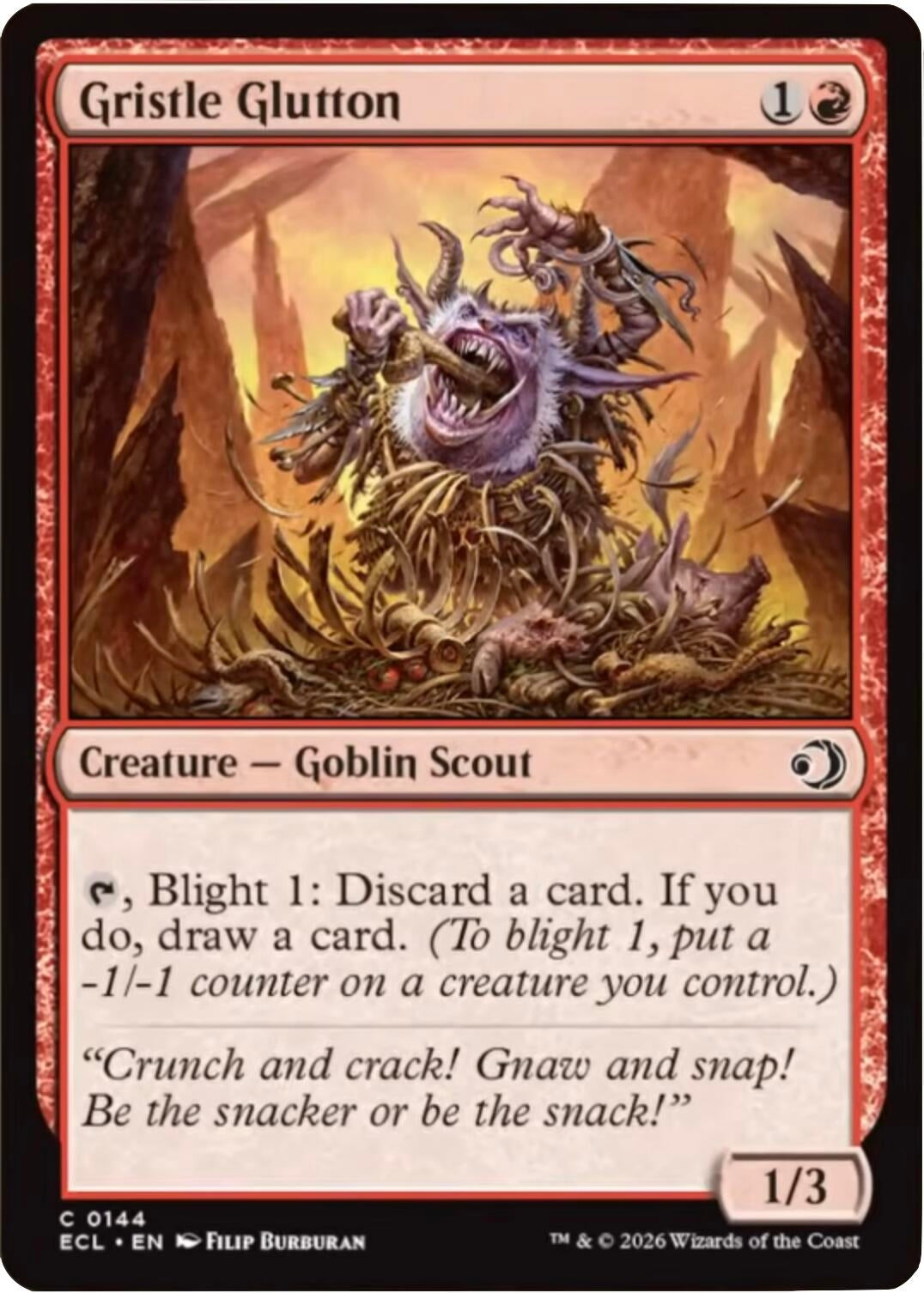 Gristle Glutton (144) (ECL)