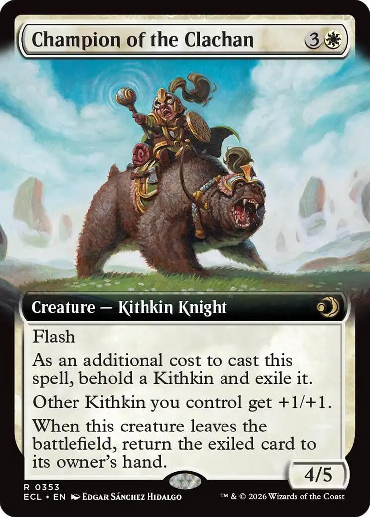 Champion of the Clachan (Extended Art) (353) (ECL)