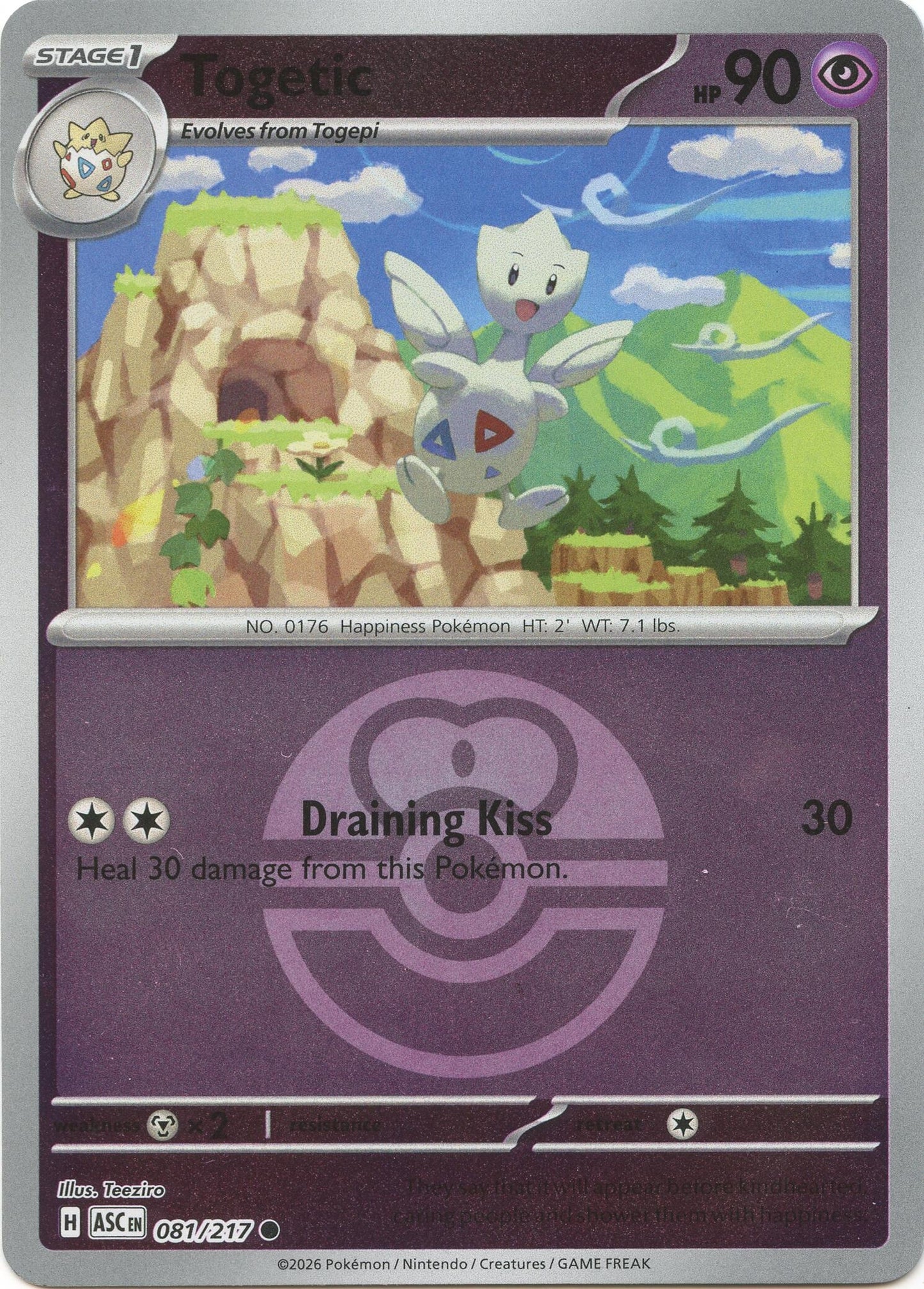 Togetic (Love Ball) (081/217) (ASC)