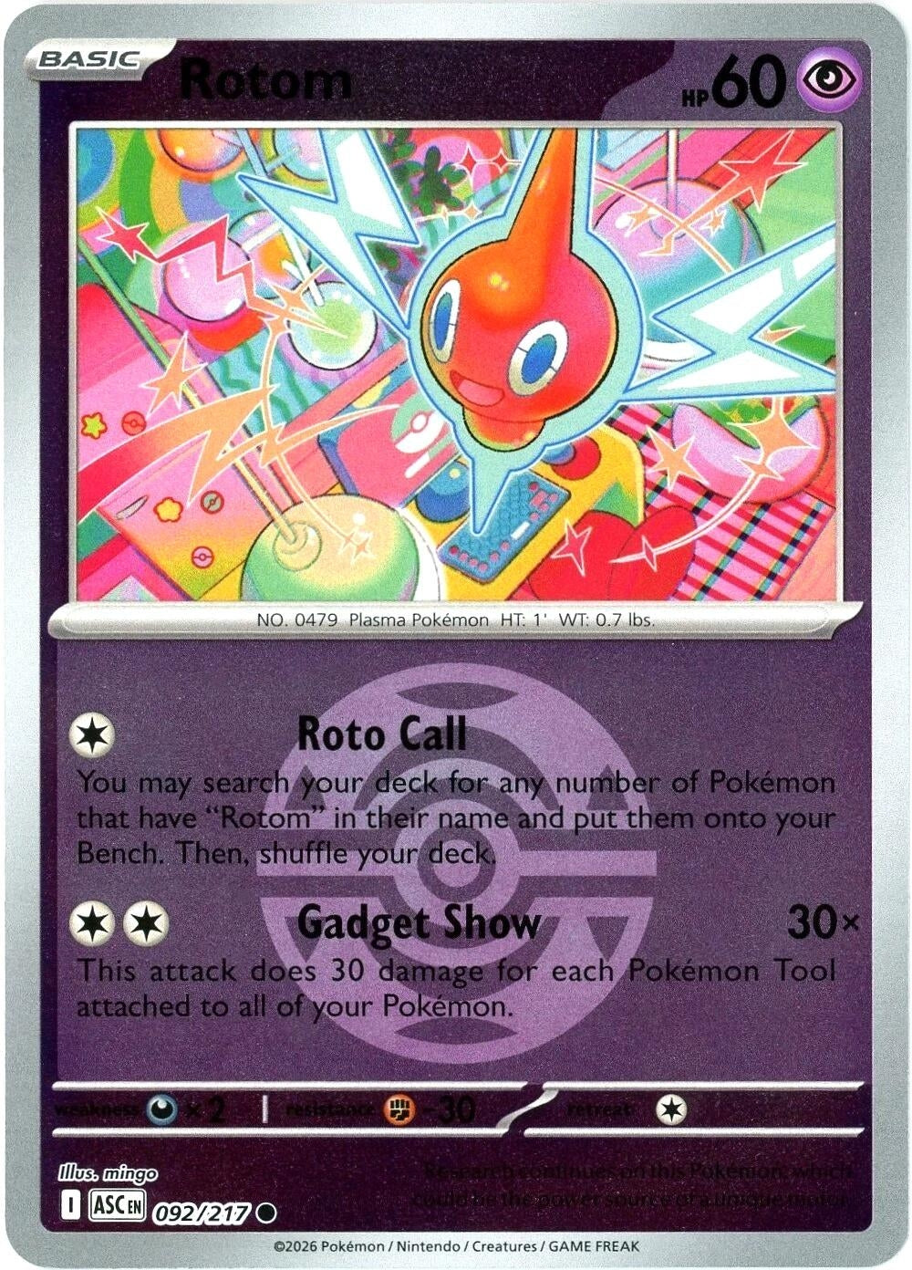 Rotom (Dusk Ball) (092/217) (ASC)