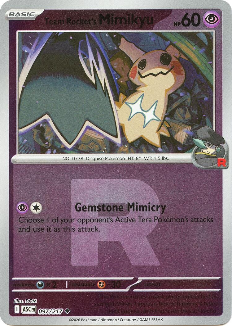 Team Rocket's Mimikyu - 097/217 (Team Rocket) (097/217) (ASC)