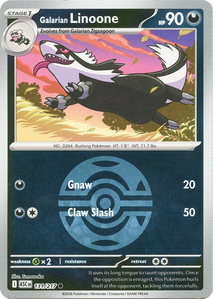Galarian Linoone (Dusk Ball) (131/217) (ASC)