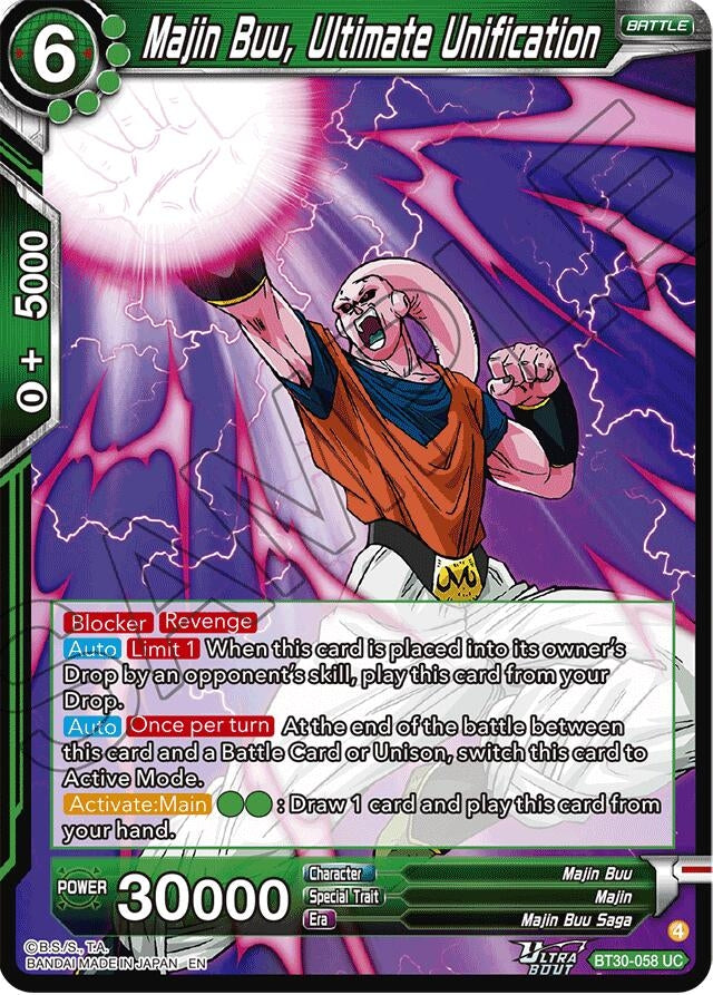 Majin Buu, Ultimate Unification (BT30-058) (BT30)