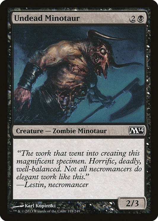 Undead Minotaur (119) (M14)