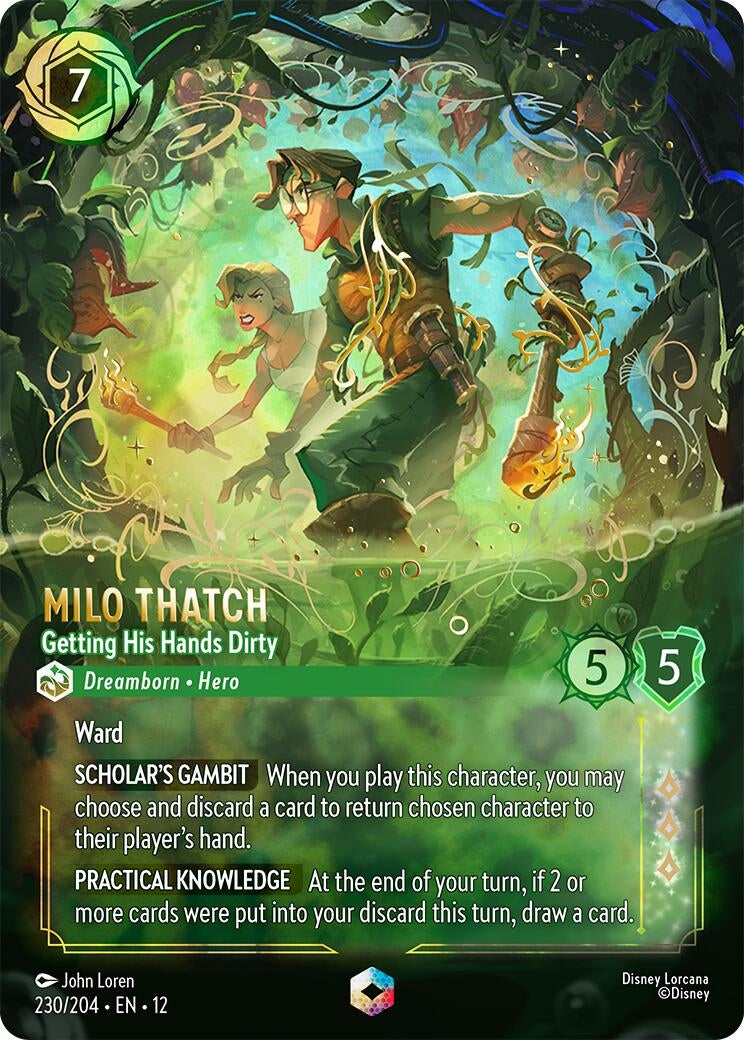 Milo Thatch - Getting His Hands Dirty (Enchanted) (230/204) (12)