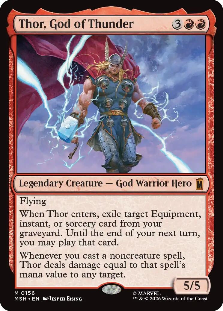 Thor, God of Thunder (156) (MSH)