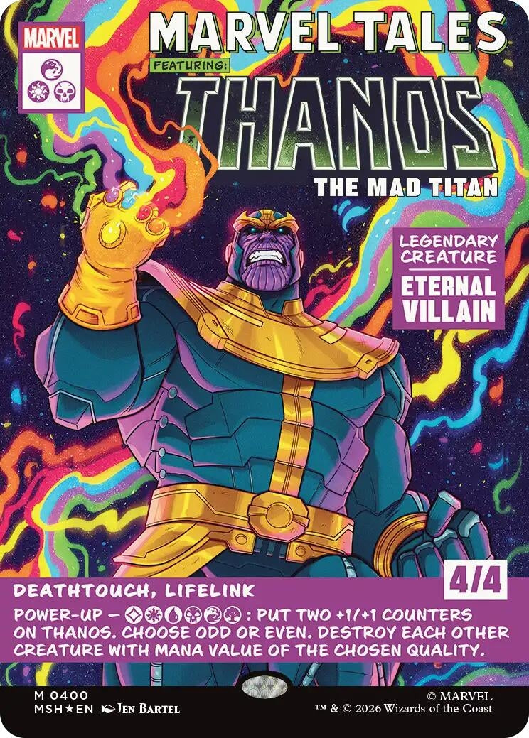 Thanos, The Mad Titan (Borderless) (0400) (400) (MSH)