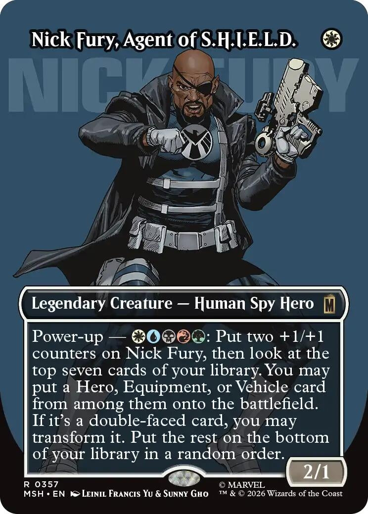 Nick Fury, Agent of S.H.I.E.L.D. (Borderless) (0357) (357) (MSH)