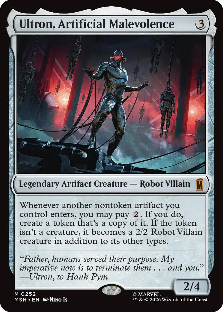 Ultron, Artificial Malevolence (252) (MSH)
