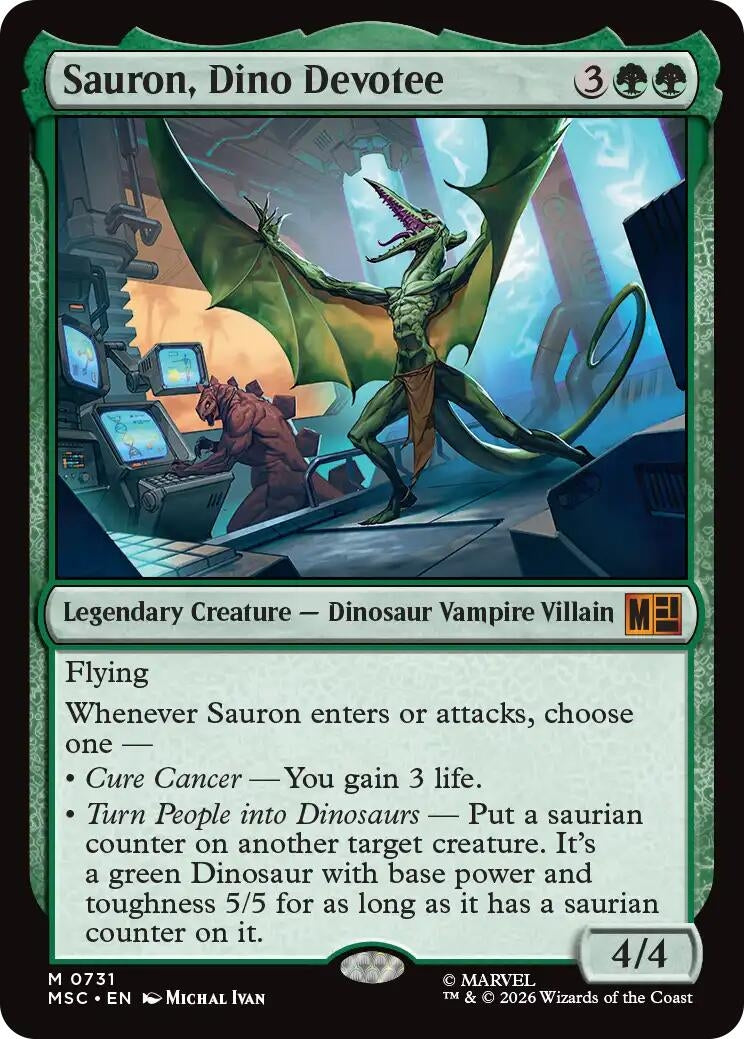 Sauron, Dino Devotee (731) (MSC)