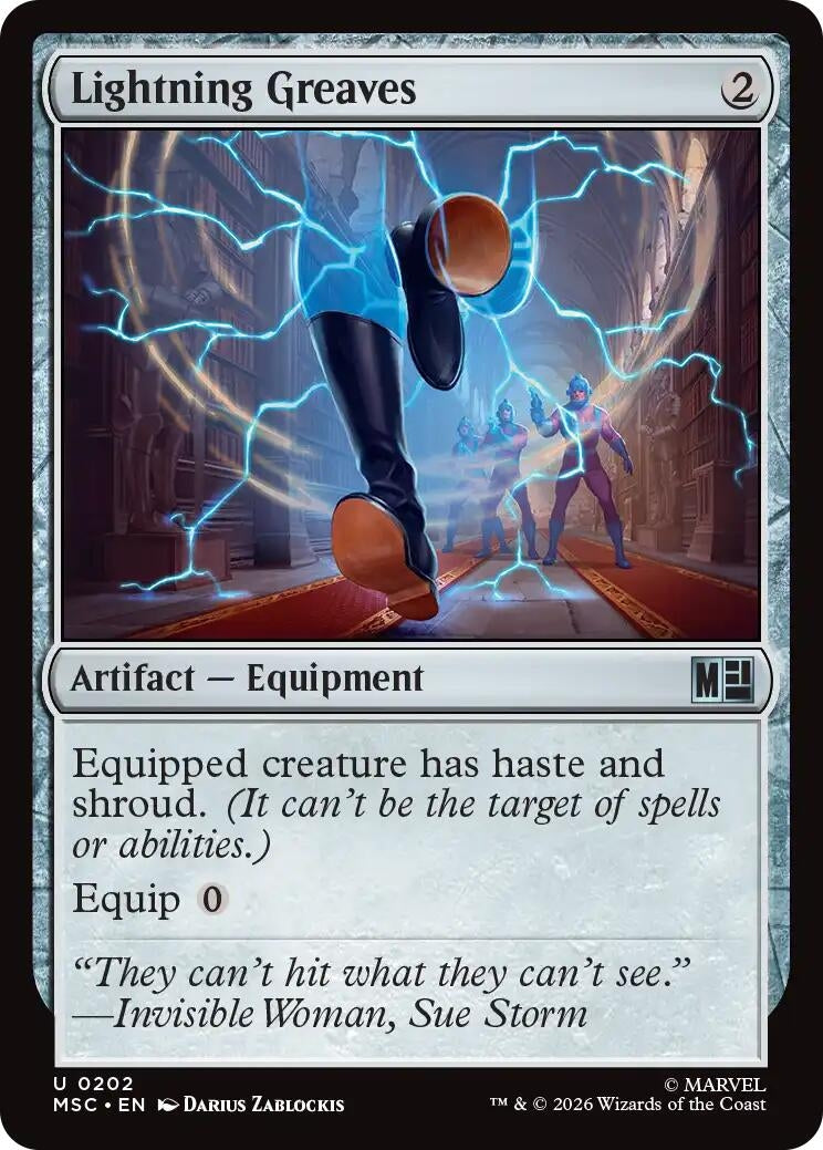 Lightning Greaves (202) (MSC)
