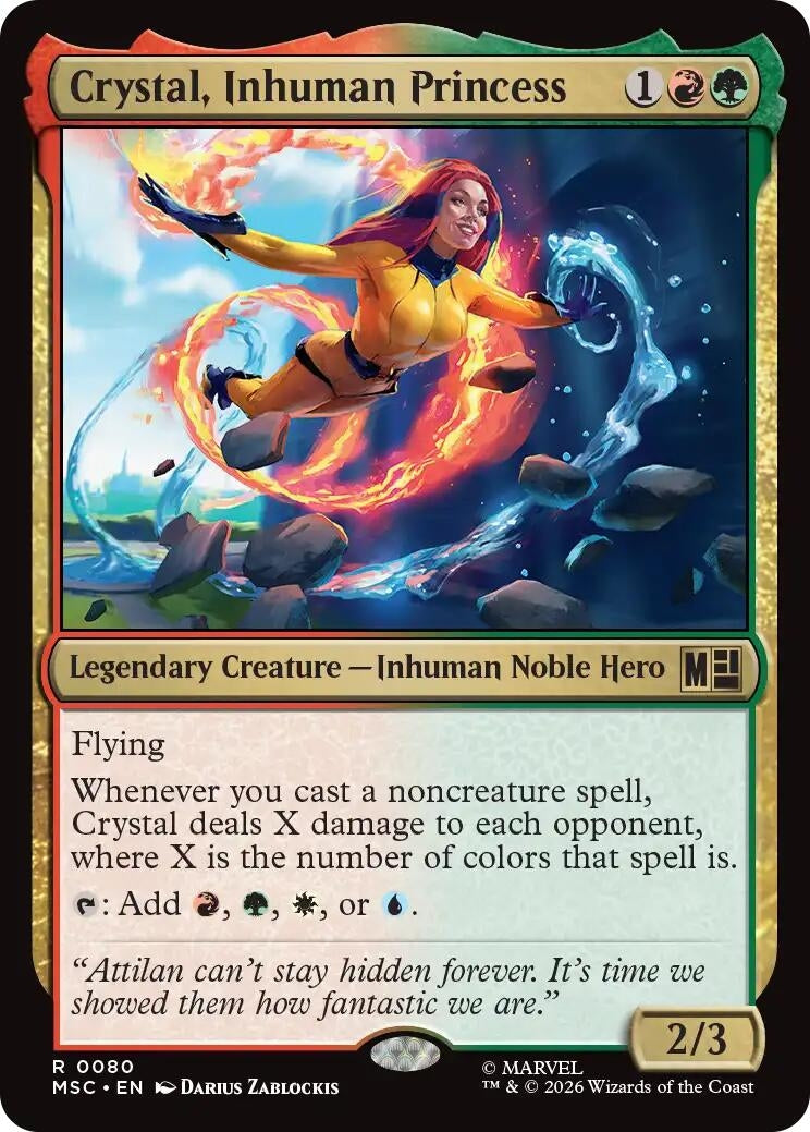 Crystal, Inhuman Princess (80) (MSC)