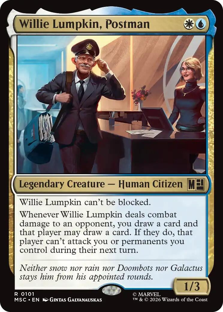 Willie Lumpkin, Postman (101) (MSC)