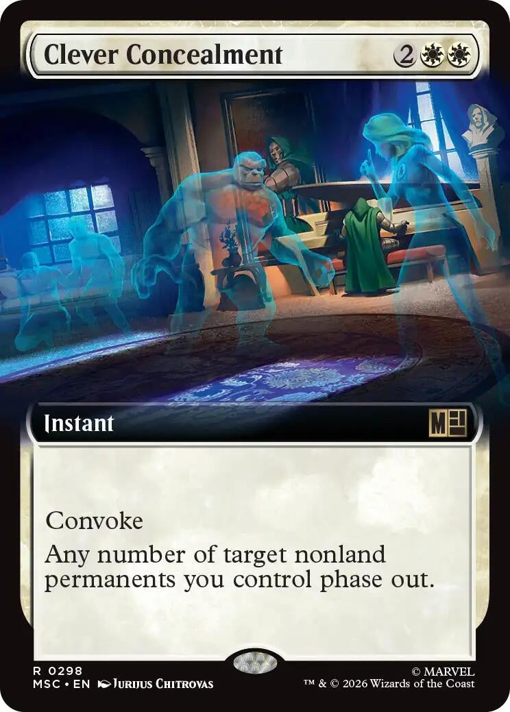 Clever Concealment (Extended Art) (298) (MSC)