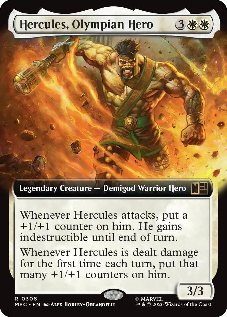 Hercules, Olympian Hero (Extended Art) (308) (MSC)
