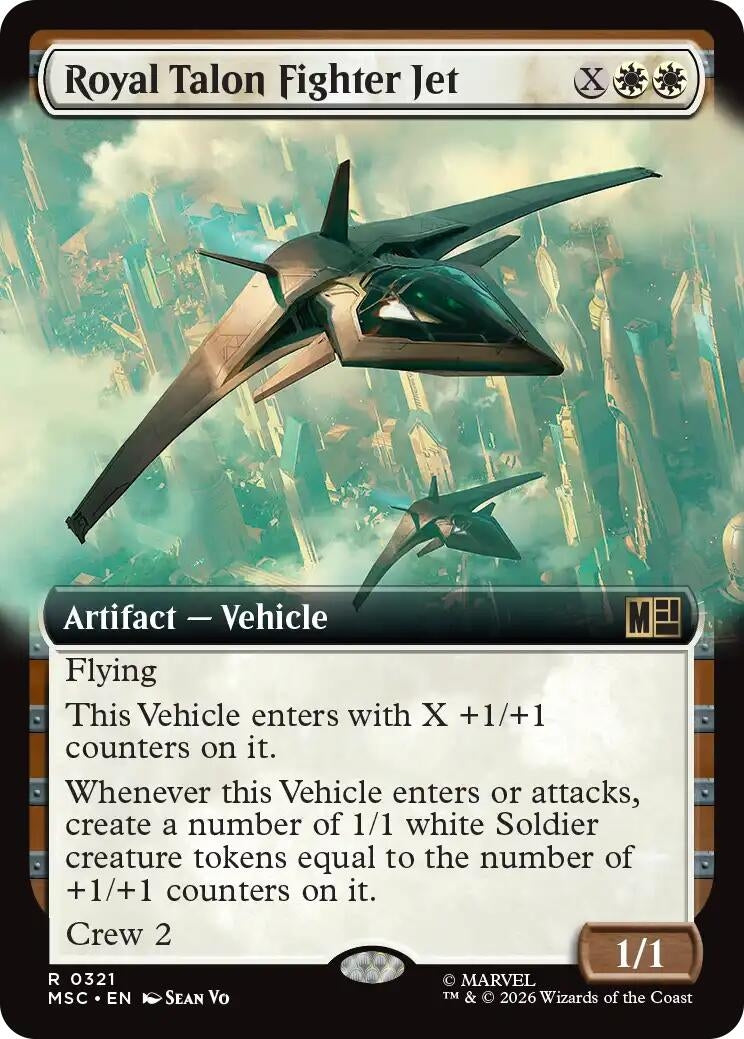 Royal Talon Fighter Jet (Extended Art) (321) (MSC)