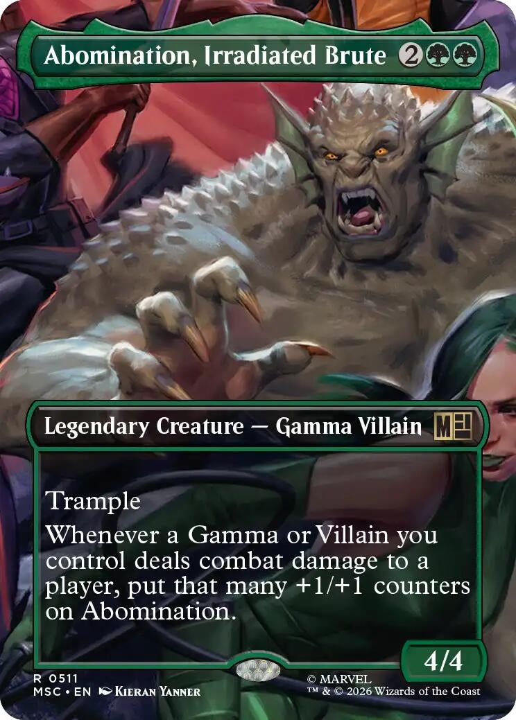 Abomination, Irradiated Brute (Borderless) (511) (MSC)