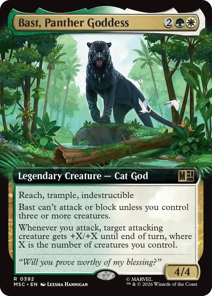 Bast, Panther Goddess (Extended Art) (392) (MSC)