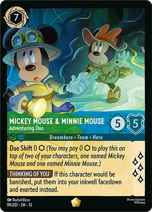 Mickey Mouse & Minnie Mouse - Adventuring Duo (99/207) (13)
