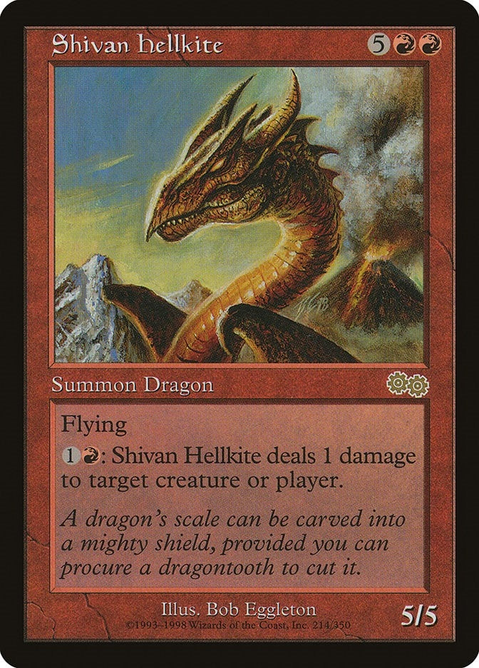 Shivan Hellkite (214) (USG)