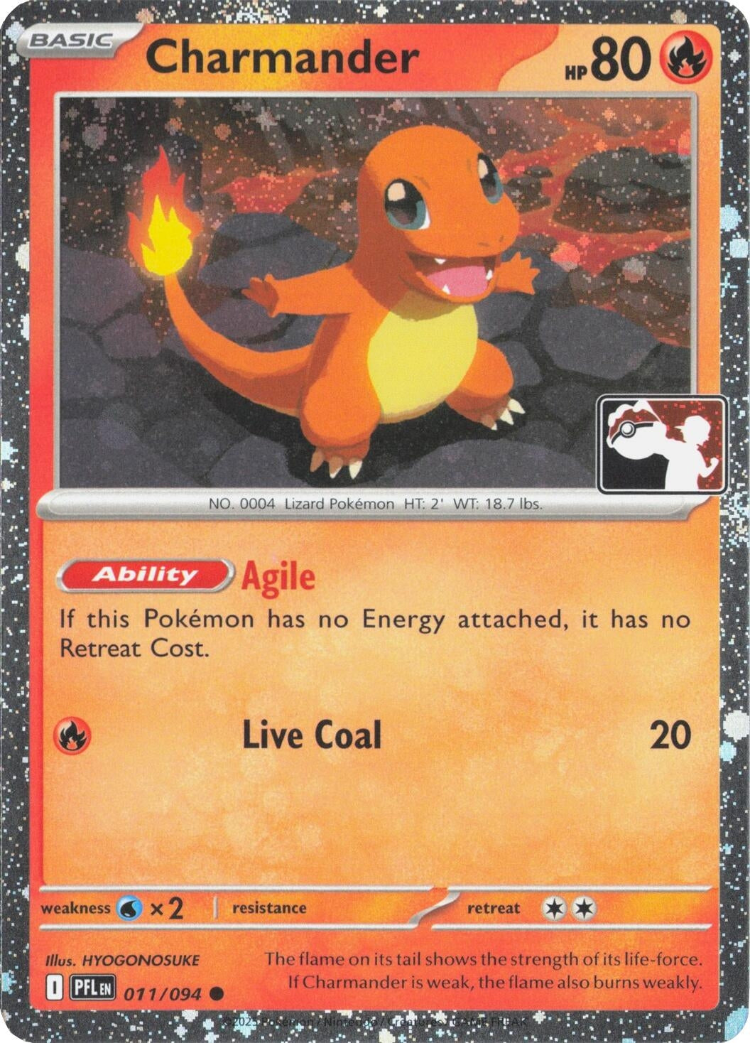 Charmander - 011/094 (Cosmos Holo) (011/094)