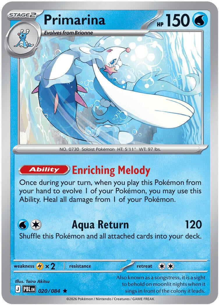 Primarina (020/084) (PBL)