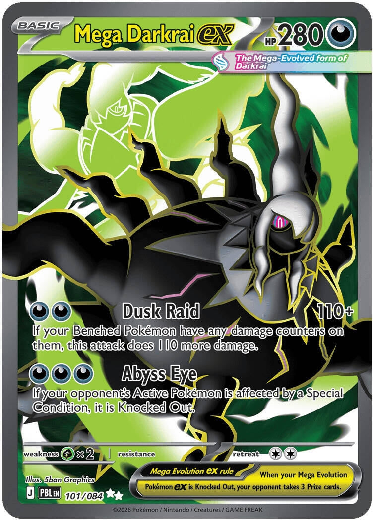 Mega Darkrai ex (101/084) (PBL)