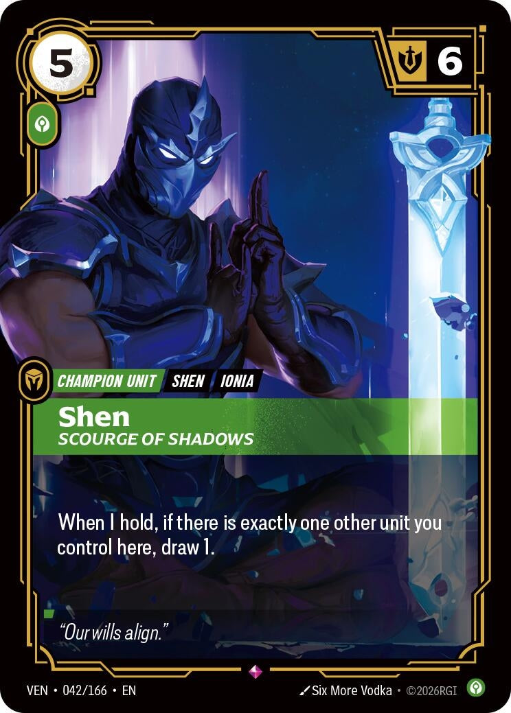 Shen, Scourge of Shadows (042/166) (VEN)