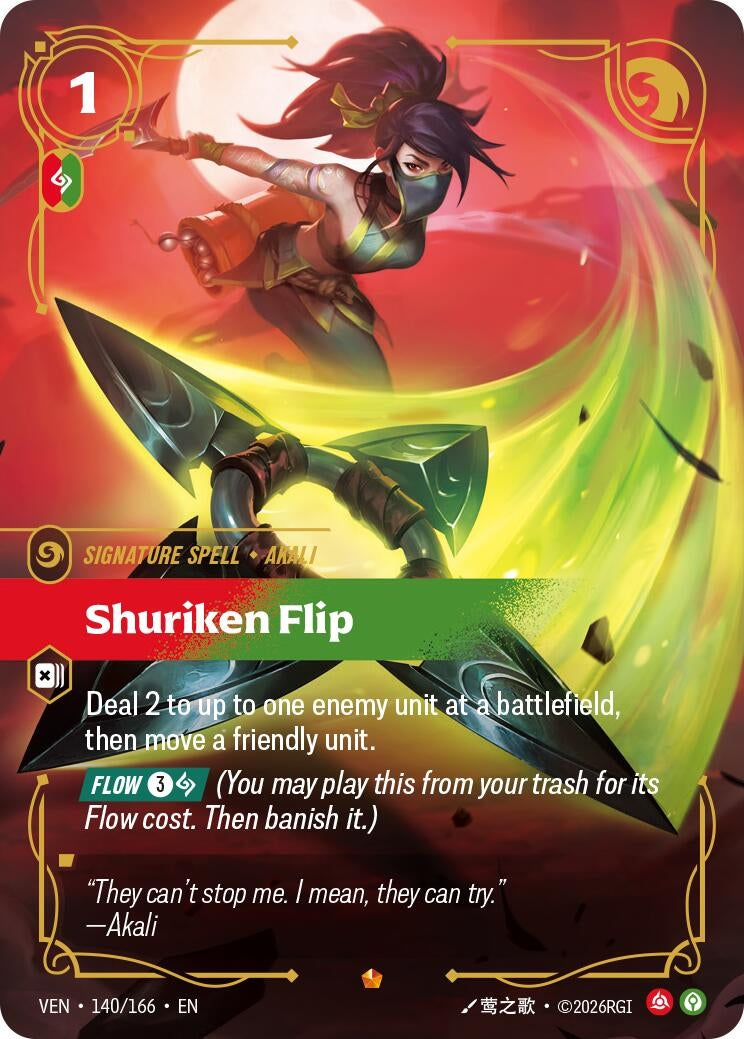 Shuriken Flip (140/166) (VEN)