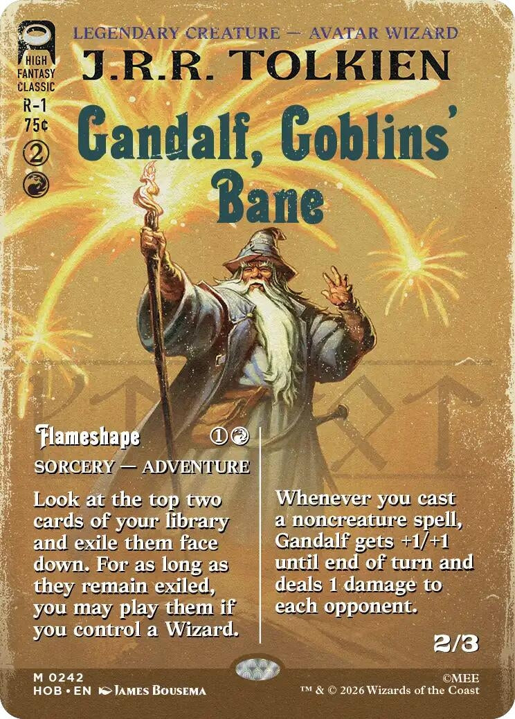 Gandalf, Goblins' Bane (Borderless) (242) (HOB)