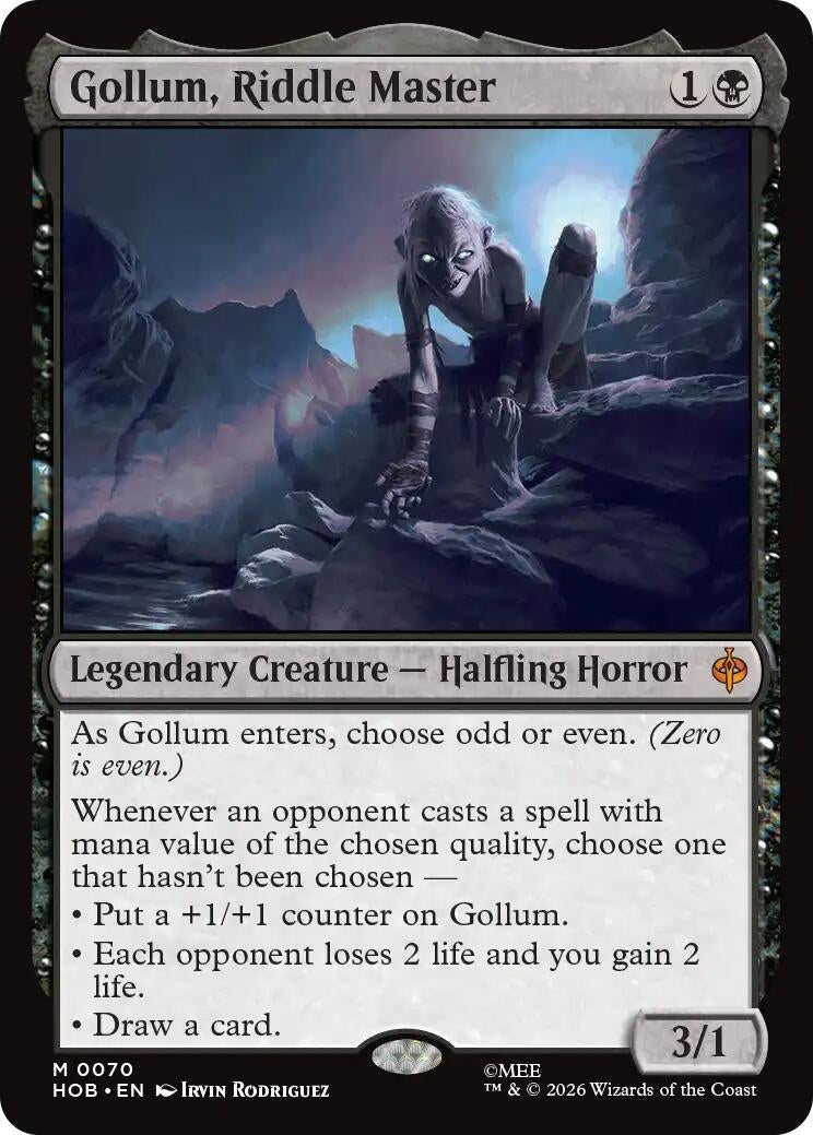 Gollum, Riddle Master (70) (HOB)