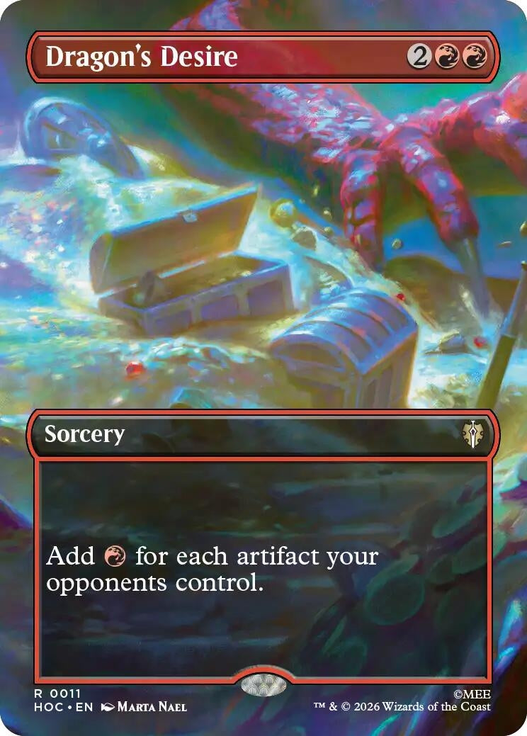 Dragon's Desire (Borderless) (11) (HOC)