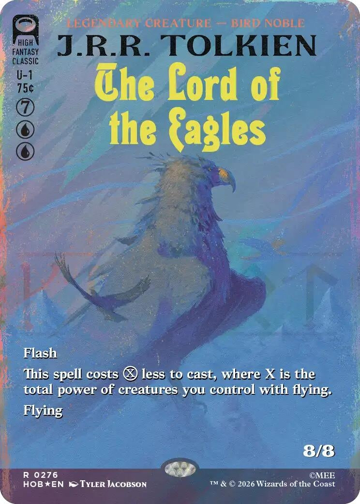The Lord of the Eagles (Borderless) (Surge Foil) (276) (HOB)