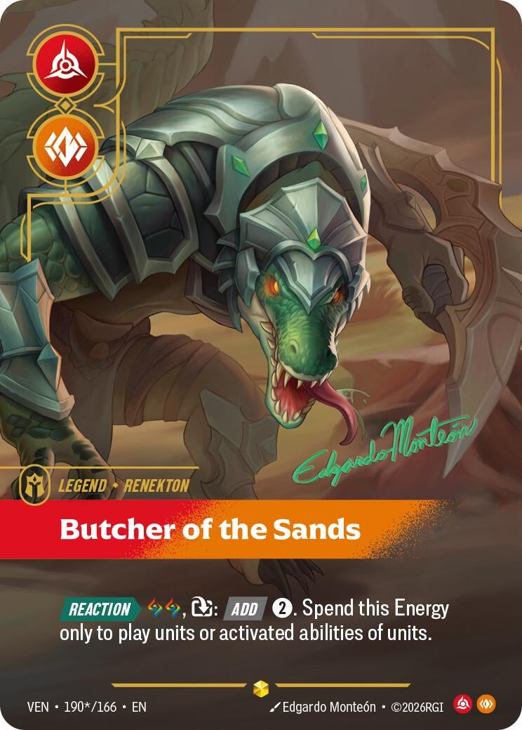 Renekton, Butcher of the Sands (Signature) (190*/166) (VEN)
