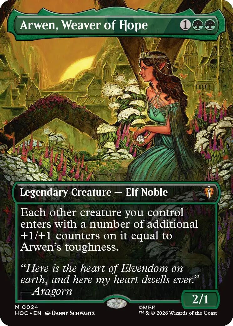 Arwen, Weaver of Hope (Borderless) (24) (HOC)