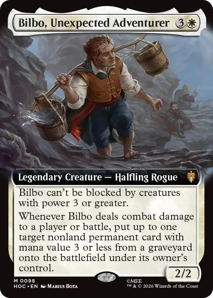 Bilbo, Unexpected Adventurer (Extended Art) (98) (HOC)