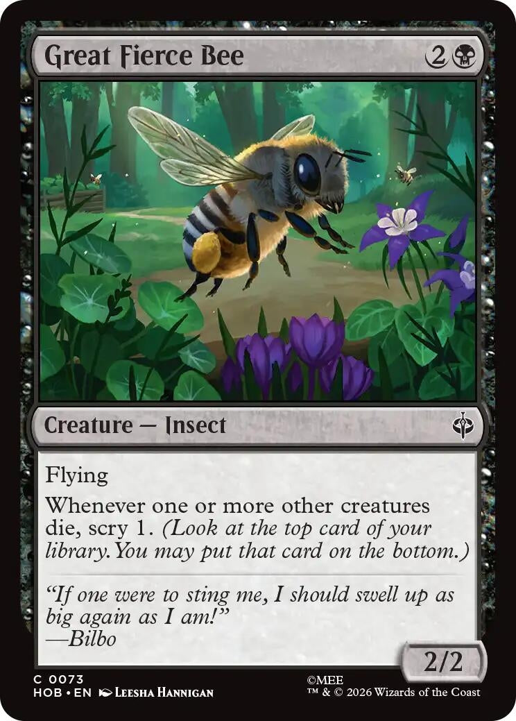Great Fierce Bee (73) (HOB)